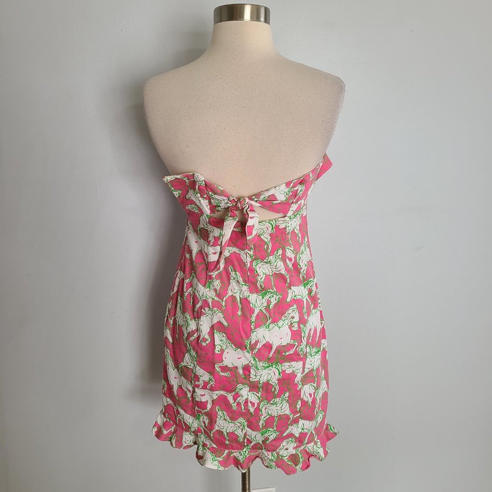 Lilly Pulitzer Pink and Green Mini Dress - Picture 5 of 7